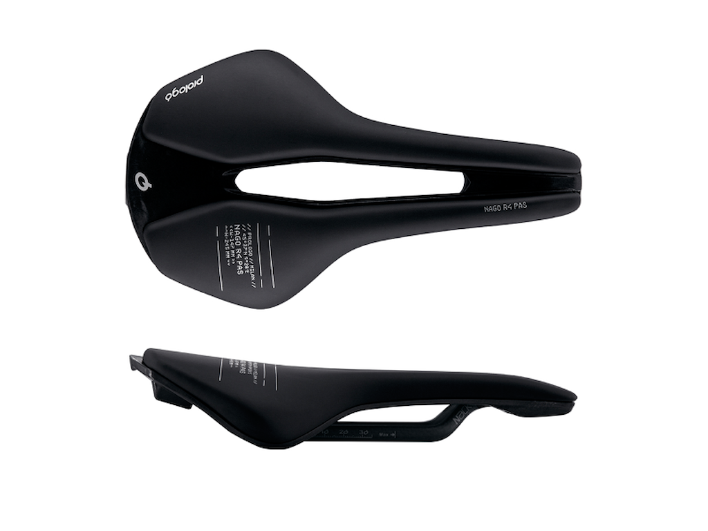 Prologo Nago R4 PAS sadel 147 mm TiroX rail 7mm