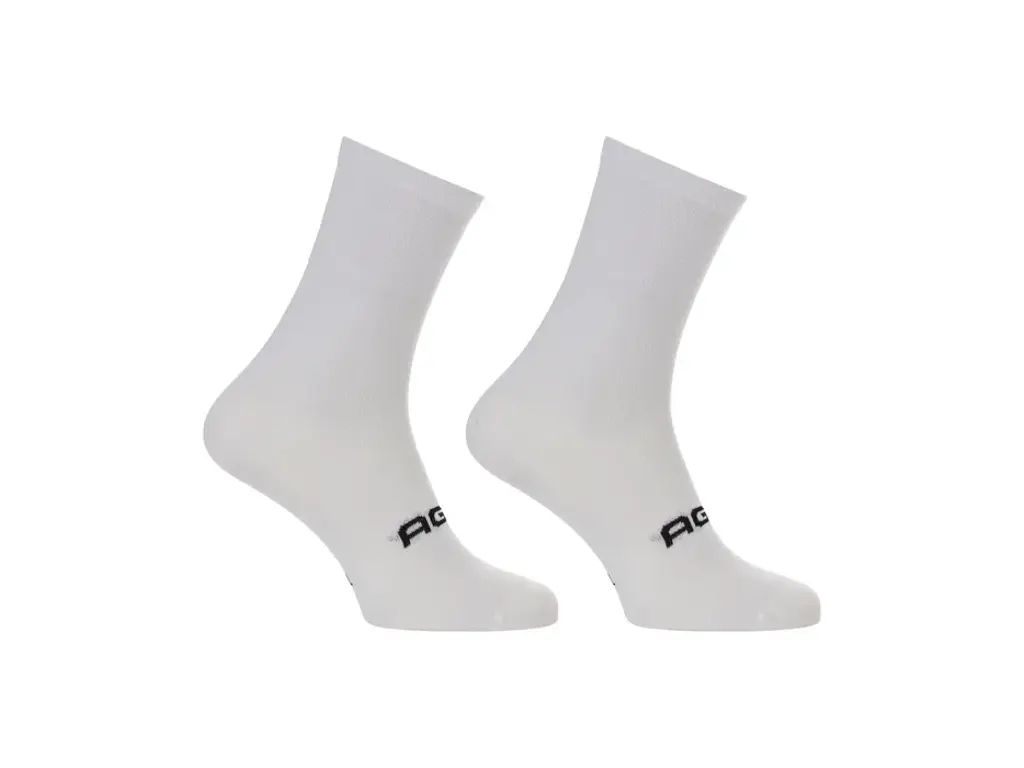 AGU Essential High Sock 2-Pack - Cykelstrømper - Hvid - S/M