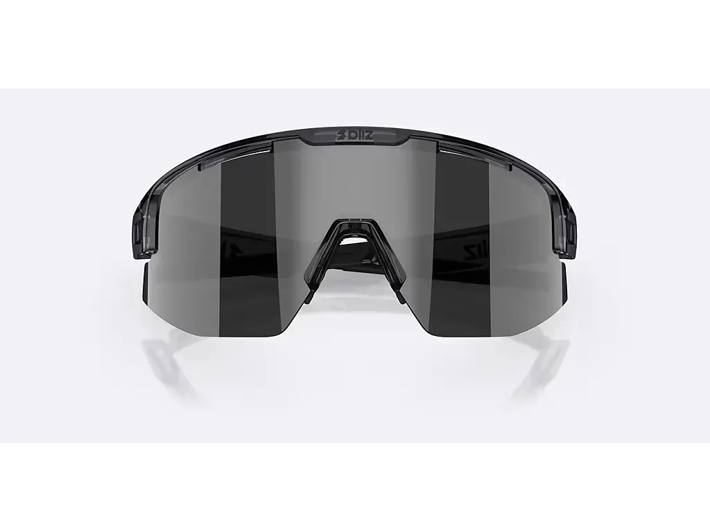 Bliz Matrix XX-Small - Cykelbriller - Crystal Black/Smoke/Silver Mirror