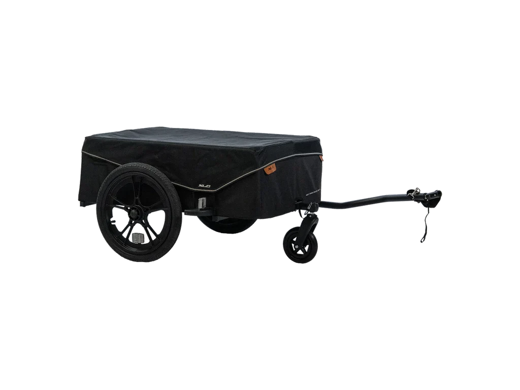 XLC cykeltrailer til bagage med vandtæt overtræk sort