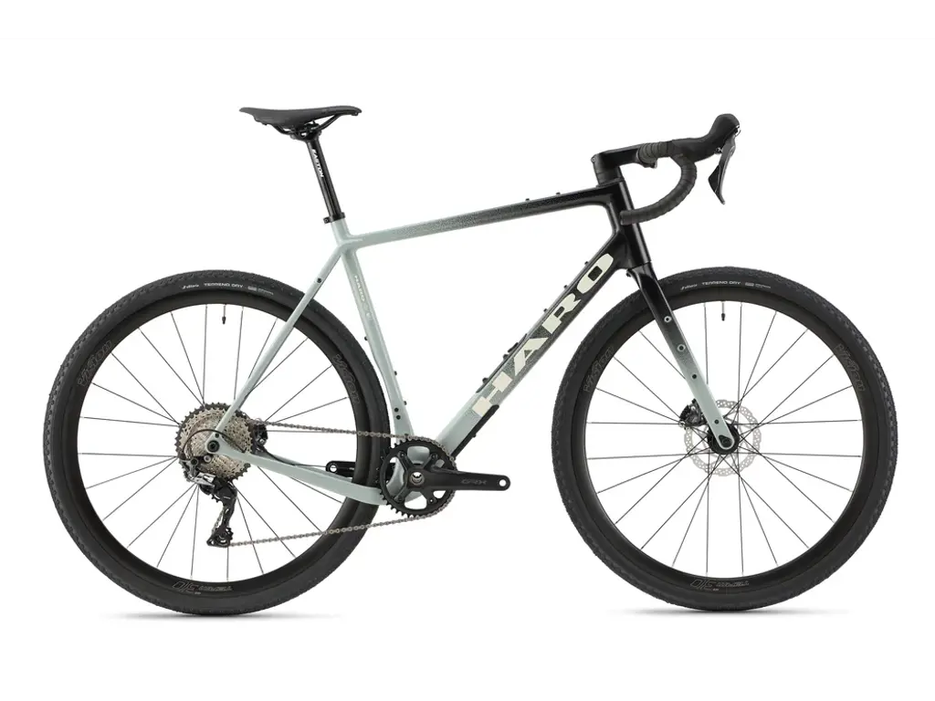 Haro Buzzard Carbon 3 Gravelcykel Semi-Gloss Slate Blue Black Fade / White