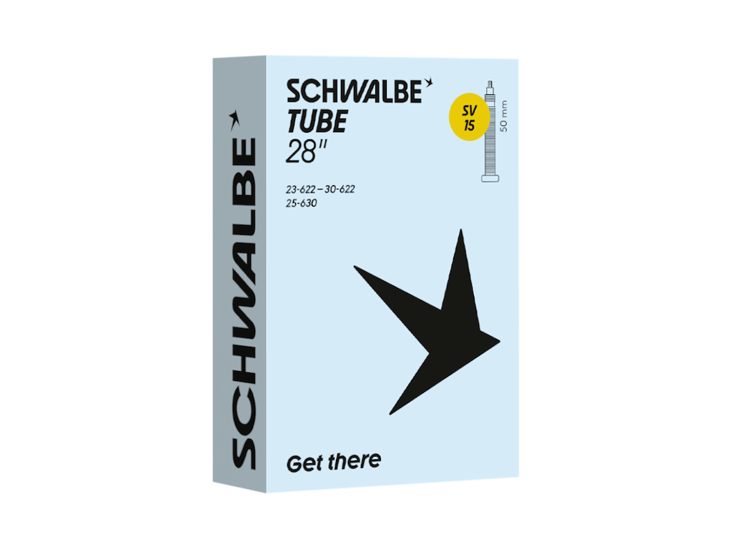 Schwalbe slange 700c/28"x0,90-1,20 (23/30-622/630) med 50mm lang racerventil SV15