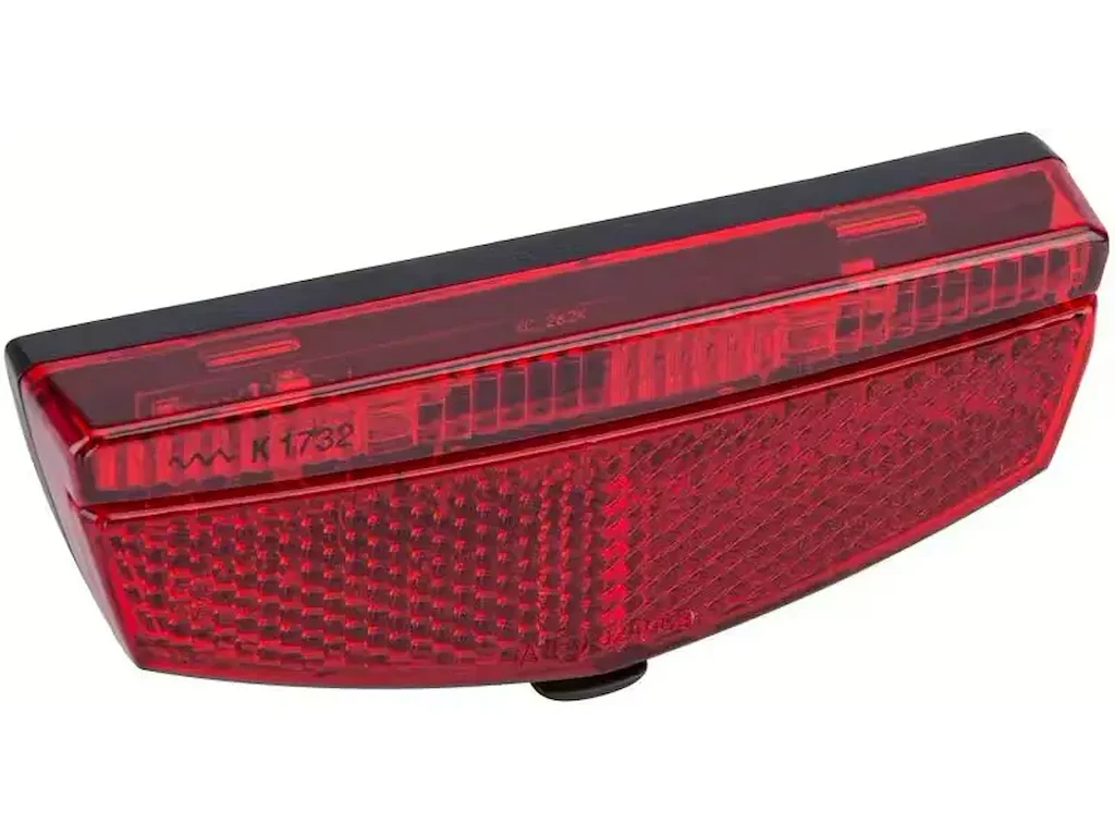 CONTEC TL-128 B - Baglygte - LED - Batteri - StVZO - Rød/Sort