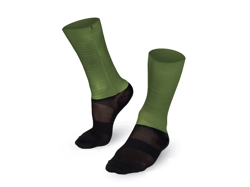 Bioracer Tech Socks - Cykelstrømper - Thyme Green - L