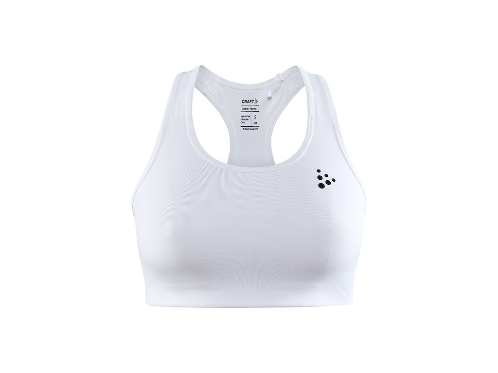 Craft BH Classic Training Bra Hvid polyester Medium Dame