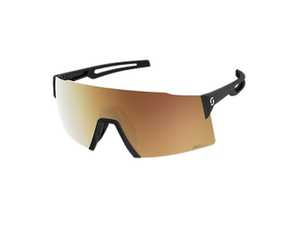 SCOTT Stride Compact LS - Cykelbriller - Sort/AMP LS Gold Chrome