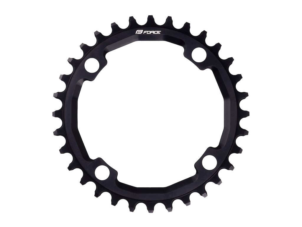 FORCE NW klinge 32 tands 4 bolt BCD 104 CNC aluminium 10/11 og 12 gear sort