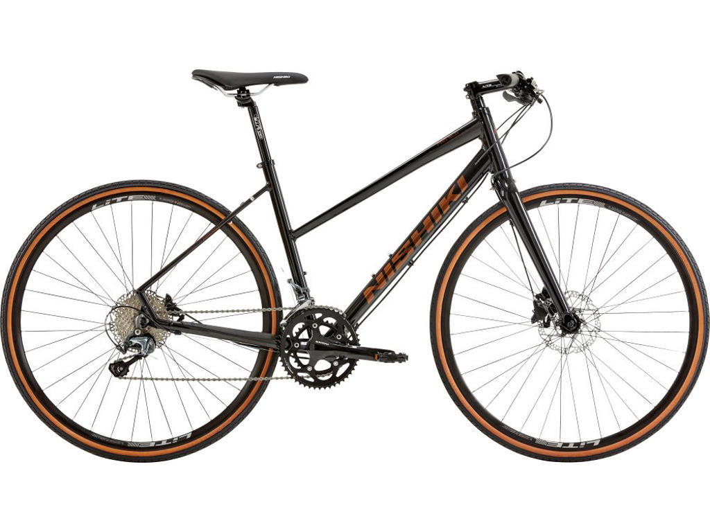 Nishiki Pro SLD citybike 20 gear Shimano Tiagra skivebremser sort dame