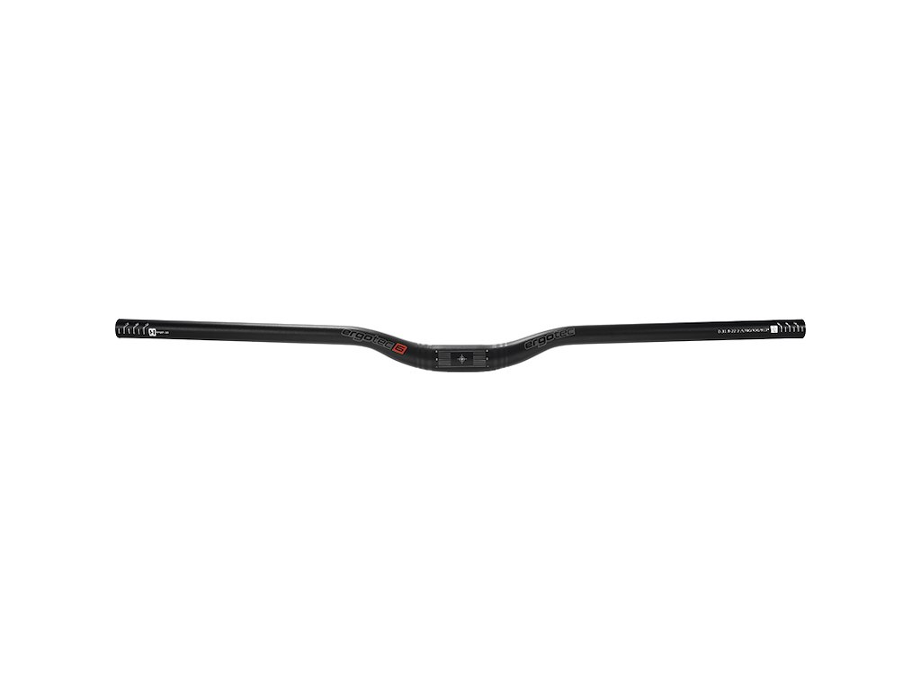 Ergotec Riser Bar 30 Comfort MTB ø31,8 780mm bred - Safety level 6 - Sort