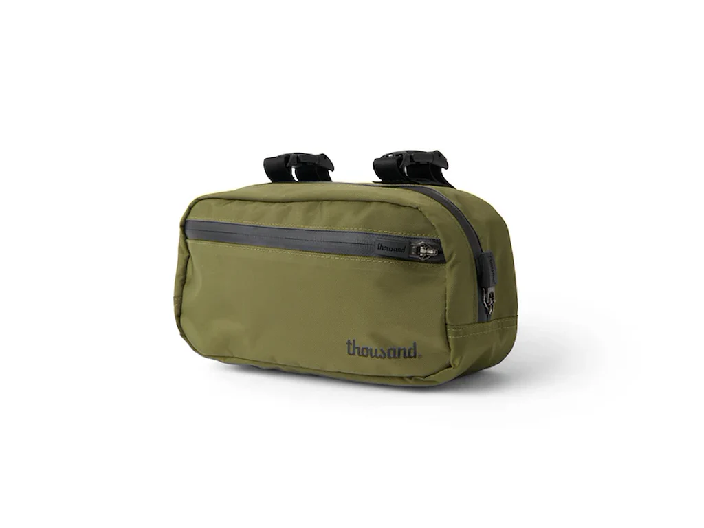 Thousand Crossbody styr- og skuldertaske oliven grøn