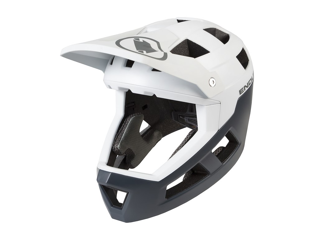 Endura Singletrack Full face MIPS Cykelhjelm - Hvid - Str. M-L