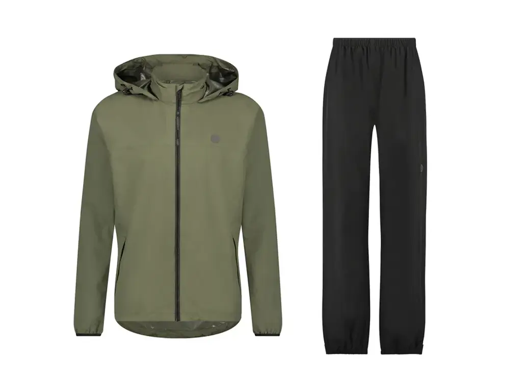 AGU Essential GO Rain Suit - Regnsæt - Army Green - S