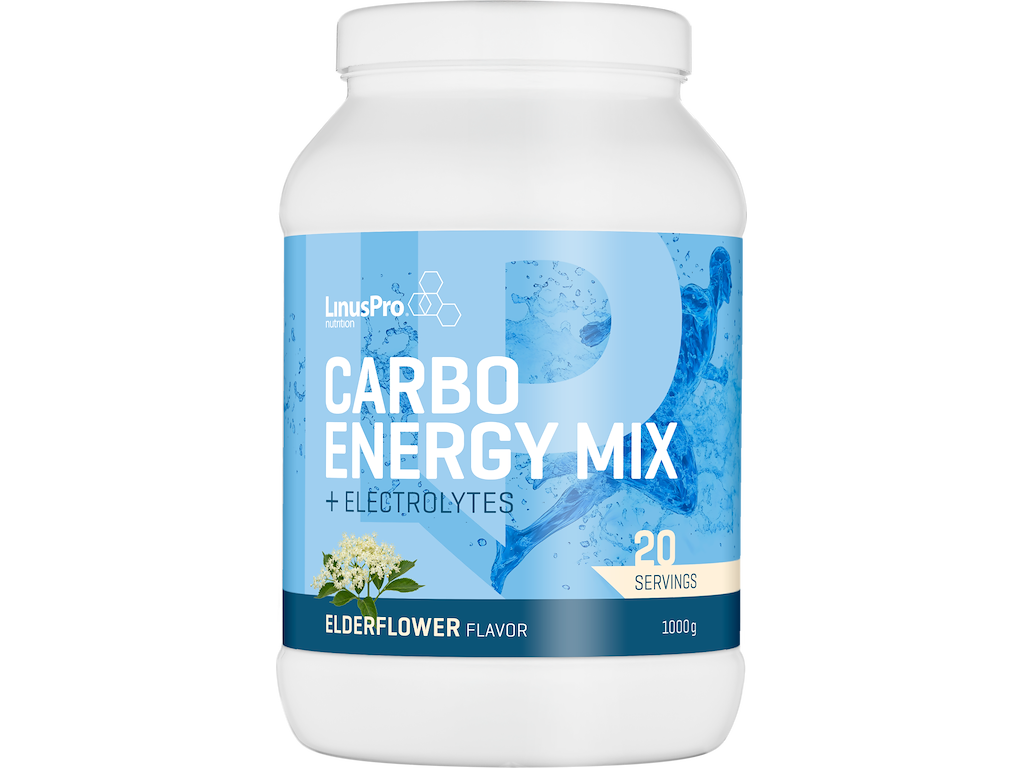 LinusPro Carbo Energi Mix - Hyldeblomst - 1000g