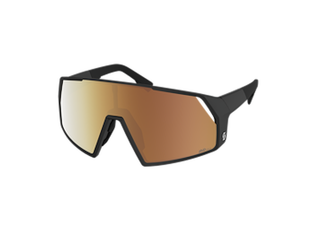 SCOTT Pro Shield LS - Cykelbriller - Sort/AMP LS Gold Chrome