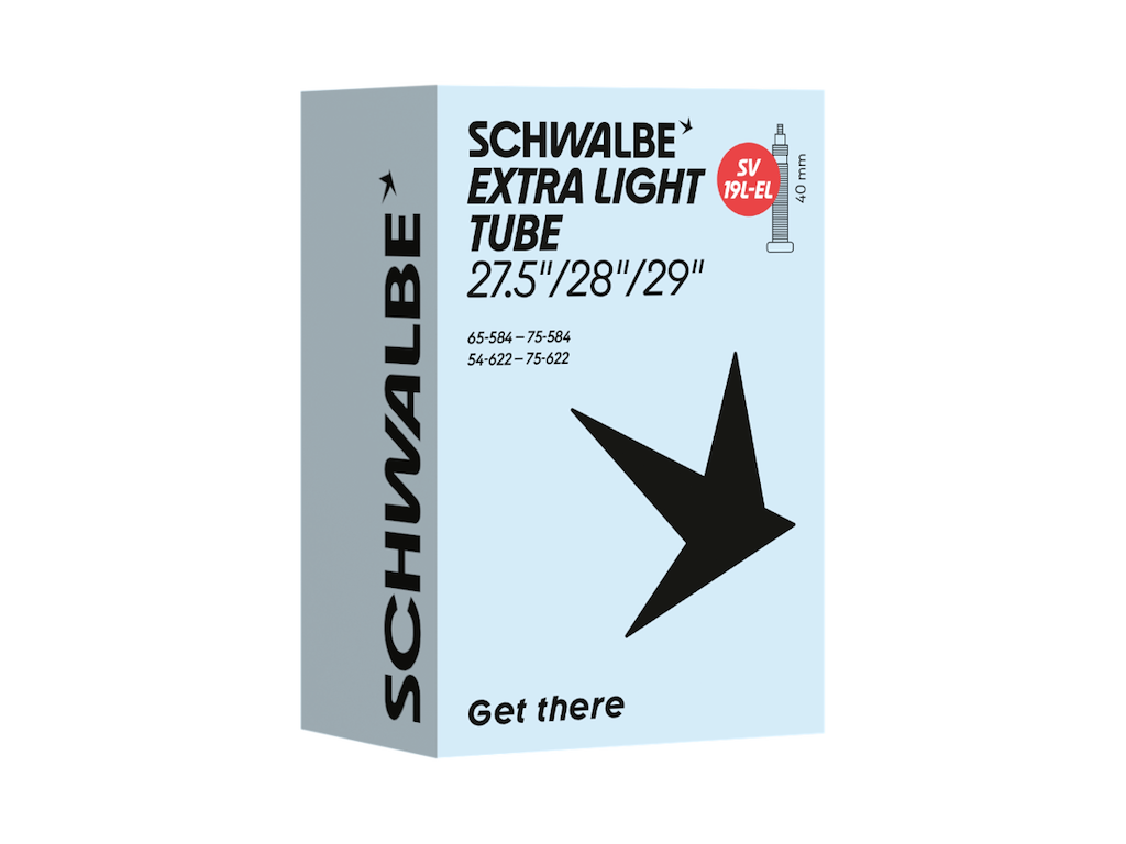 Schwalbe Extra Light slange 27,5/29"x2,10-3,00 (54/75-584/622) med 40mm lang racerventil SV19L-EL