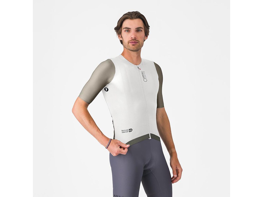 Castelli Coretto Jersey - Cykeltrøje - Korte Ærmer - Herre - Ivory/Clay/Black - M