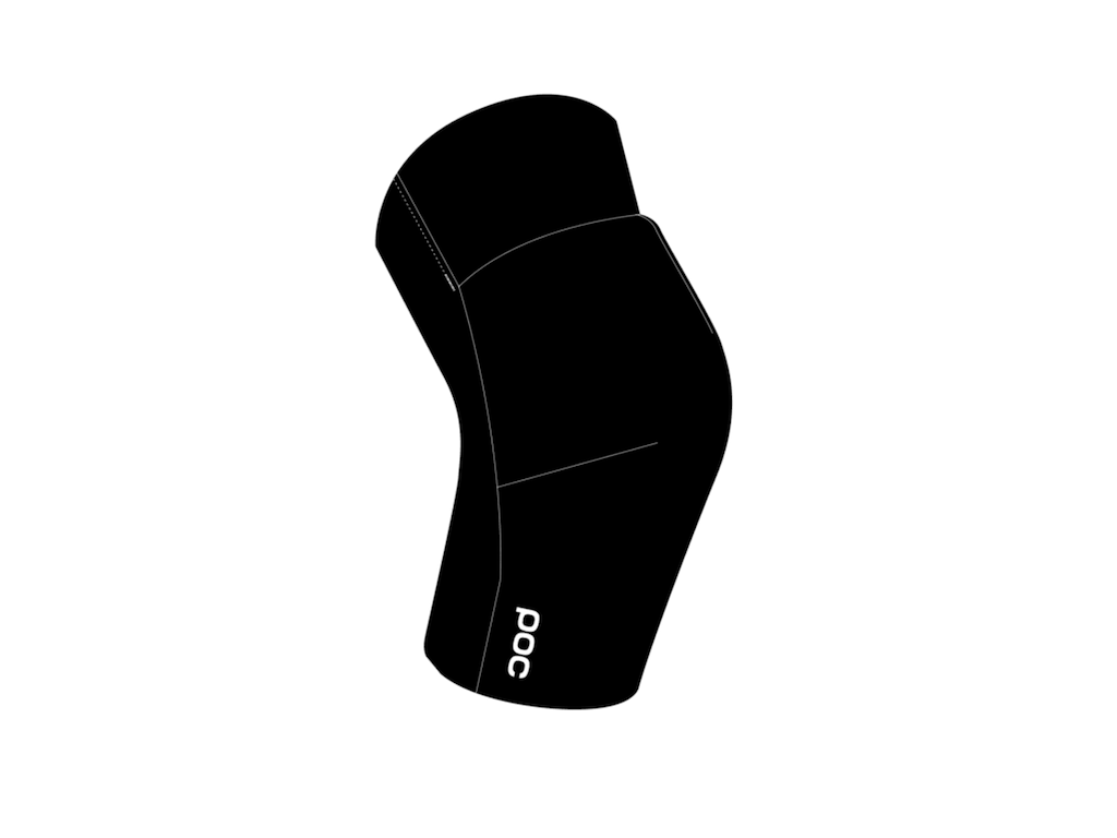 POC VPD Max Knee - Knæbeskytter - Uranium Black - Str. S