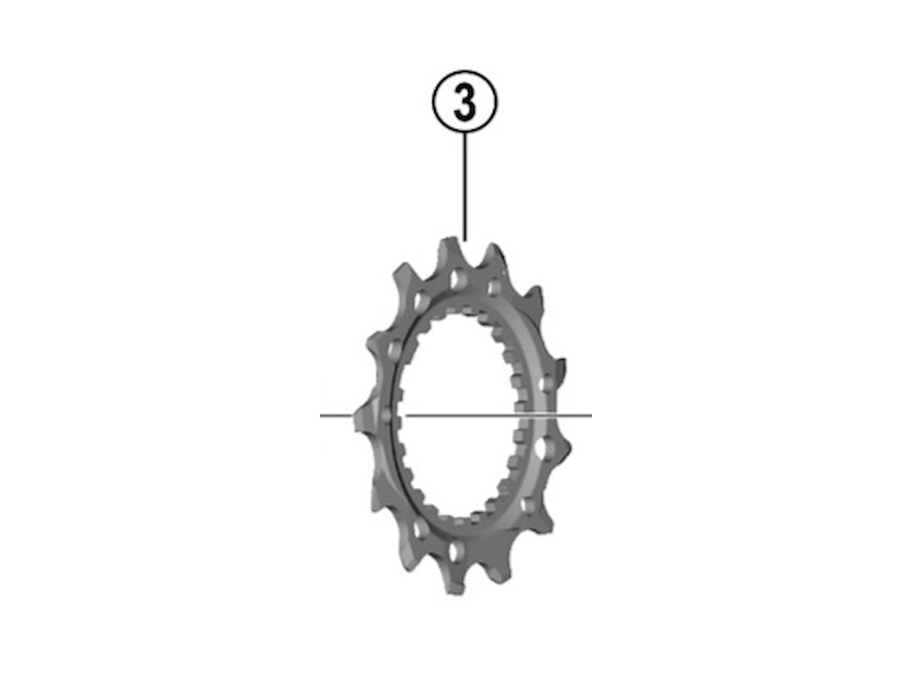 Shimano XTR M9200 Klinge 13 tands til 12 gears kassette