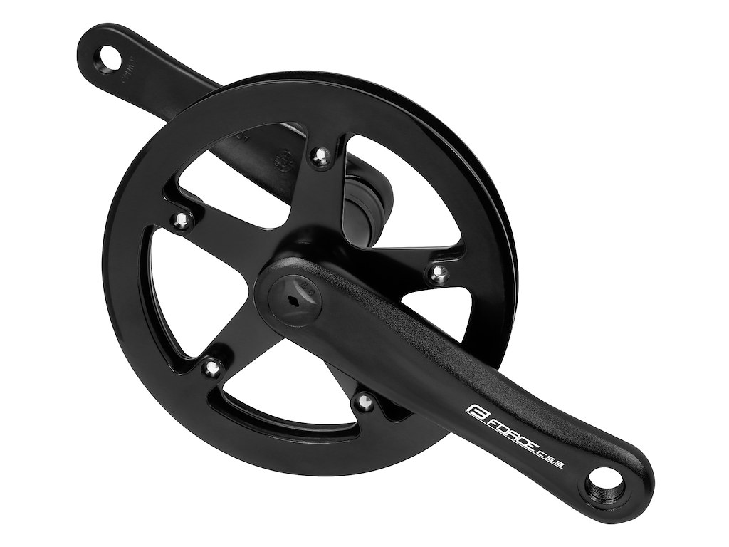 FORCE C5.3 kranksæt med 36 tands klinge stål 140 mm alu pedalarme til firkantet aksel