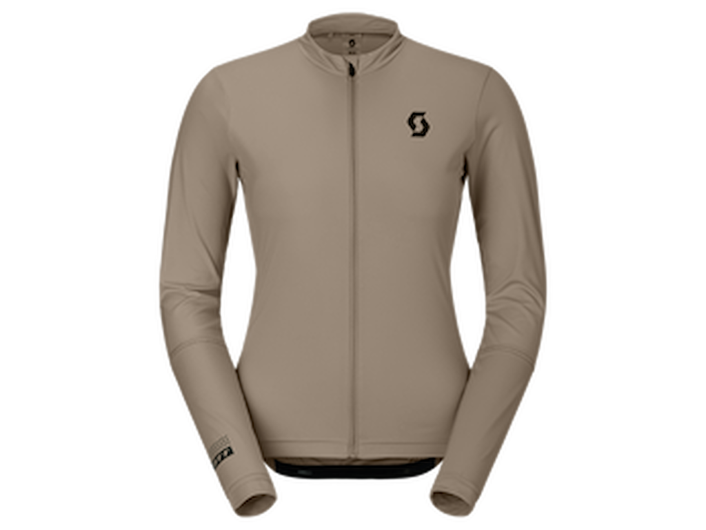 SCOTT Endurance - Cykeltrøje - Lange ærmer - Dame - Beige/Hvid - Str. L