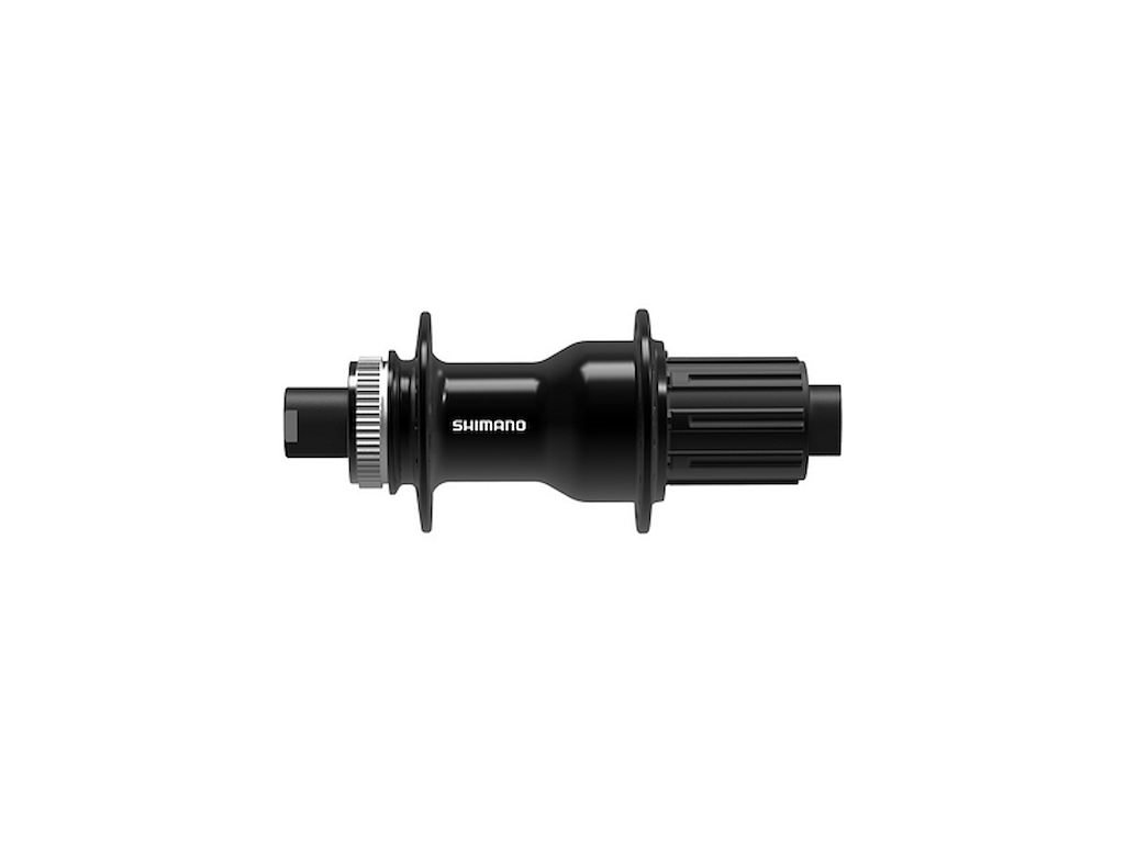 Shimano - Bagnav E-Thru til Disk center lock og 11/12 speed - 142mm bred - Til 28 eger - FH-TC500-H