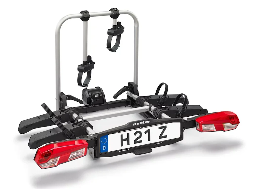 Uebler H21 Z Cykelholder til 2 cykler med 90 ° fold-down function