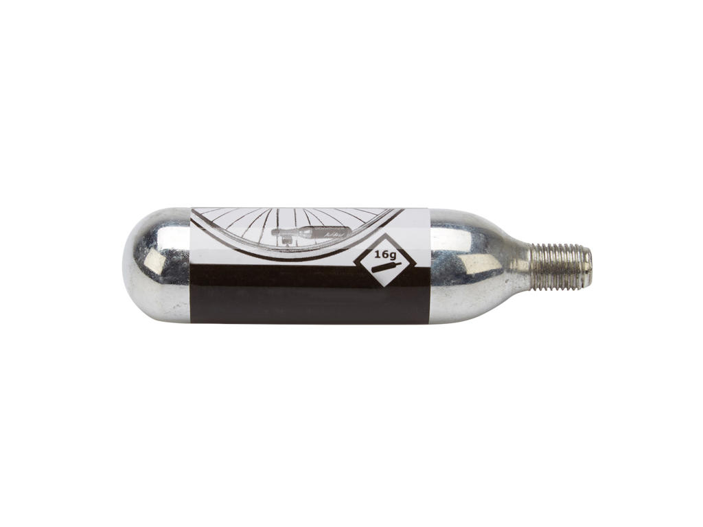 Pathtaker - CO2 Patron - 25 gram - Med gevind - Til co2 cykelpumpe - Blank