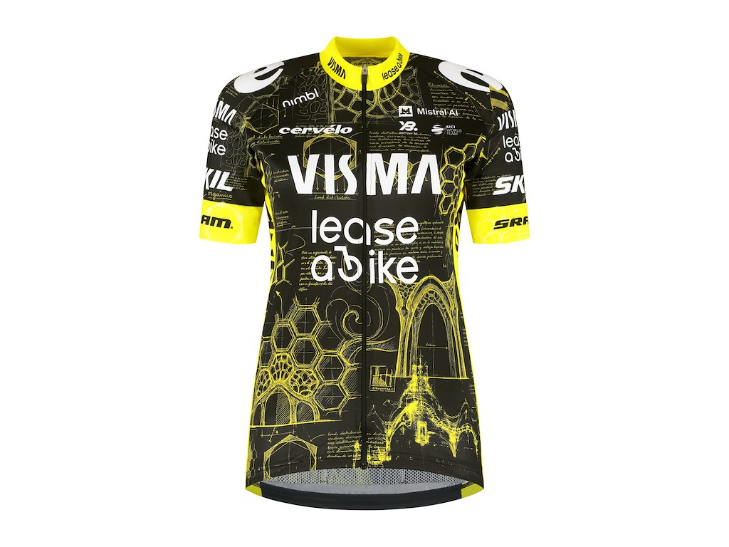Team Visma Lease a Bike TDF 2026 - Replica - Cykeltrøje - Korte ærmer - Barn/junior - Str. 116