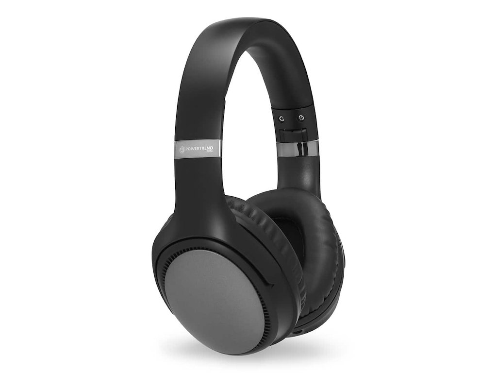 Powertrend Oslo Høretelefoner - 55 Timer, USB-C - Sort