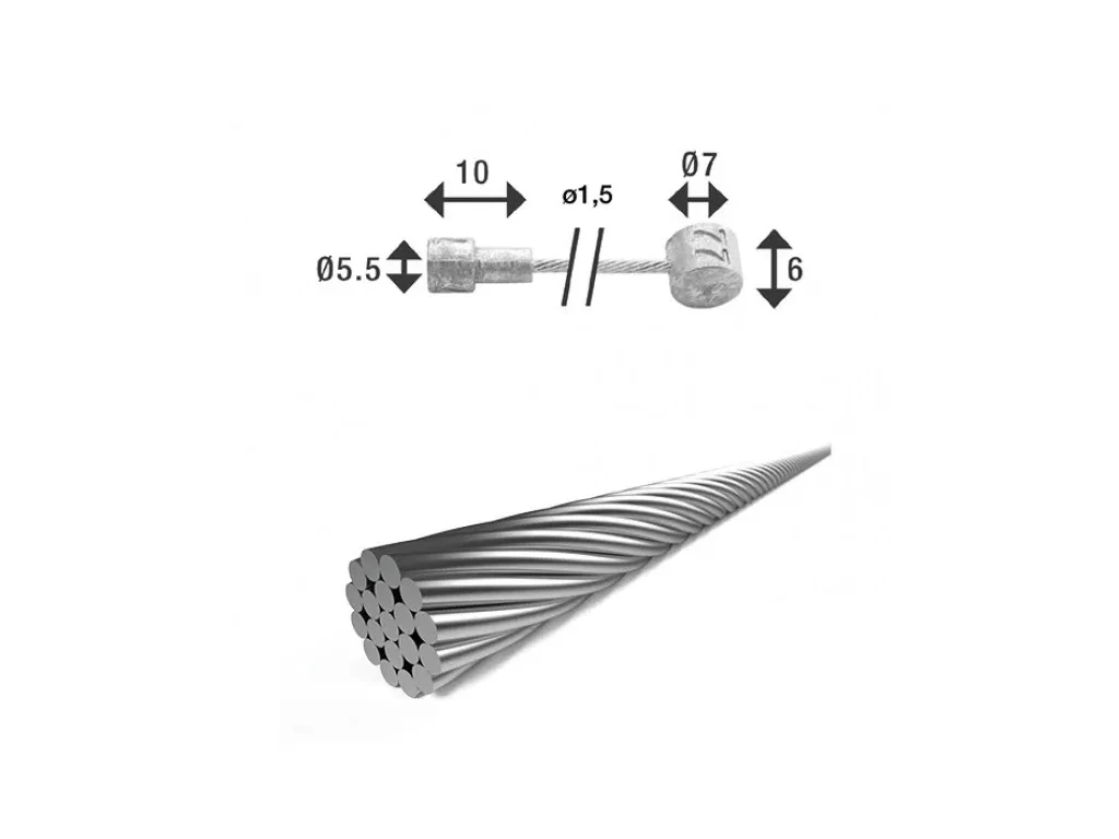 XLC BR-X86 bremsewire 4000 mm lang