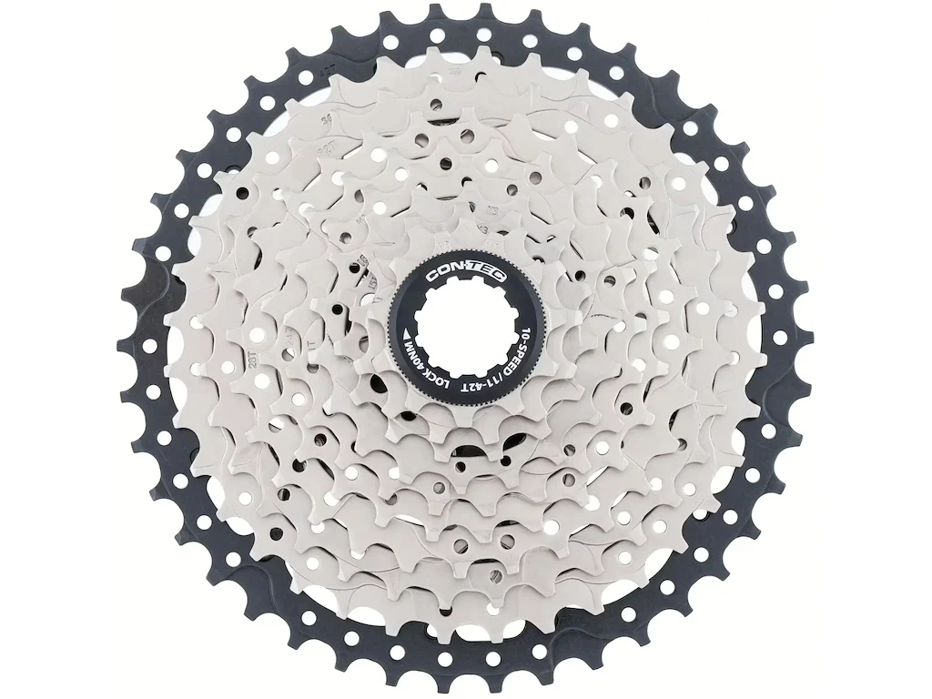 CONTEC Grad - Kassette - 11-42 - 10-Speed - Shimano HG-M - Sølv/Sort