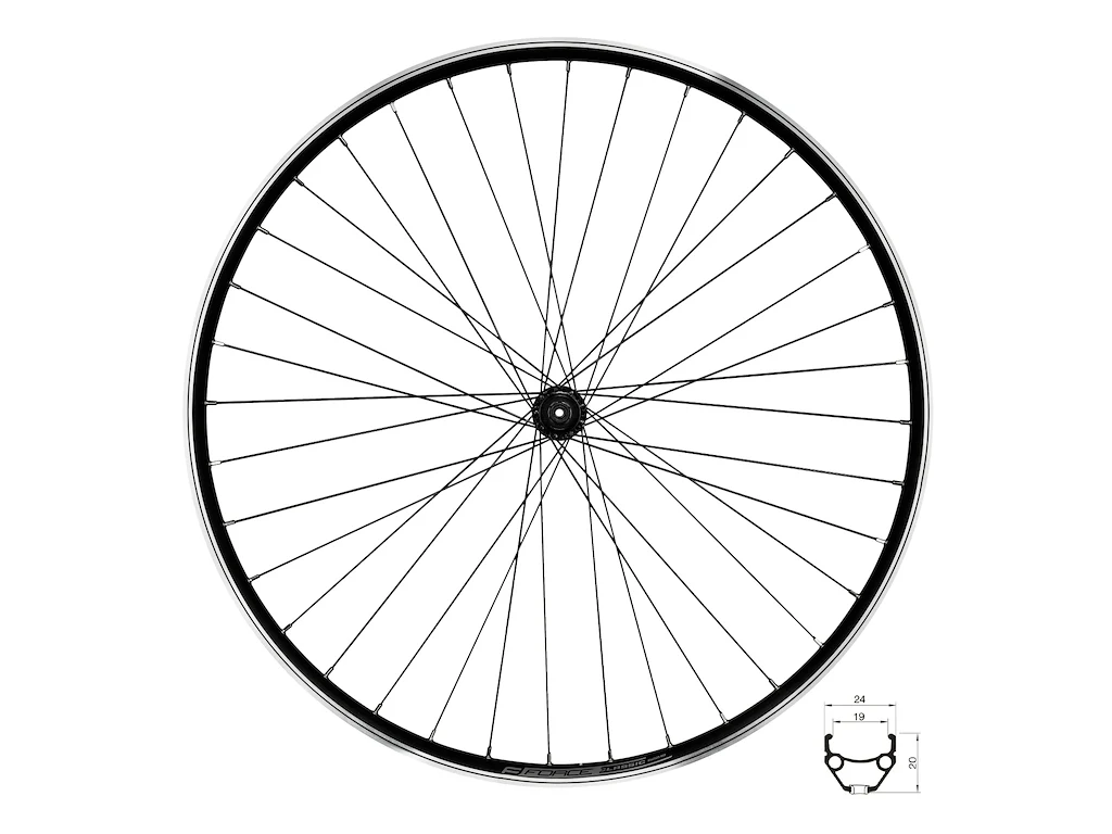 FORCE Classic forhjul 28"(622x19) Fælgbremser 36 eger huller