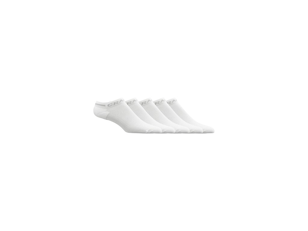 Craft Core Dry Shaftless 5-Pack Sock Str. 46-48 Hvid Unisex