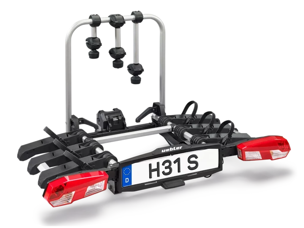 Uebler H31 S Cykelholder til 3 cykler med 90 ° fold-down function