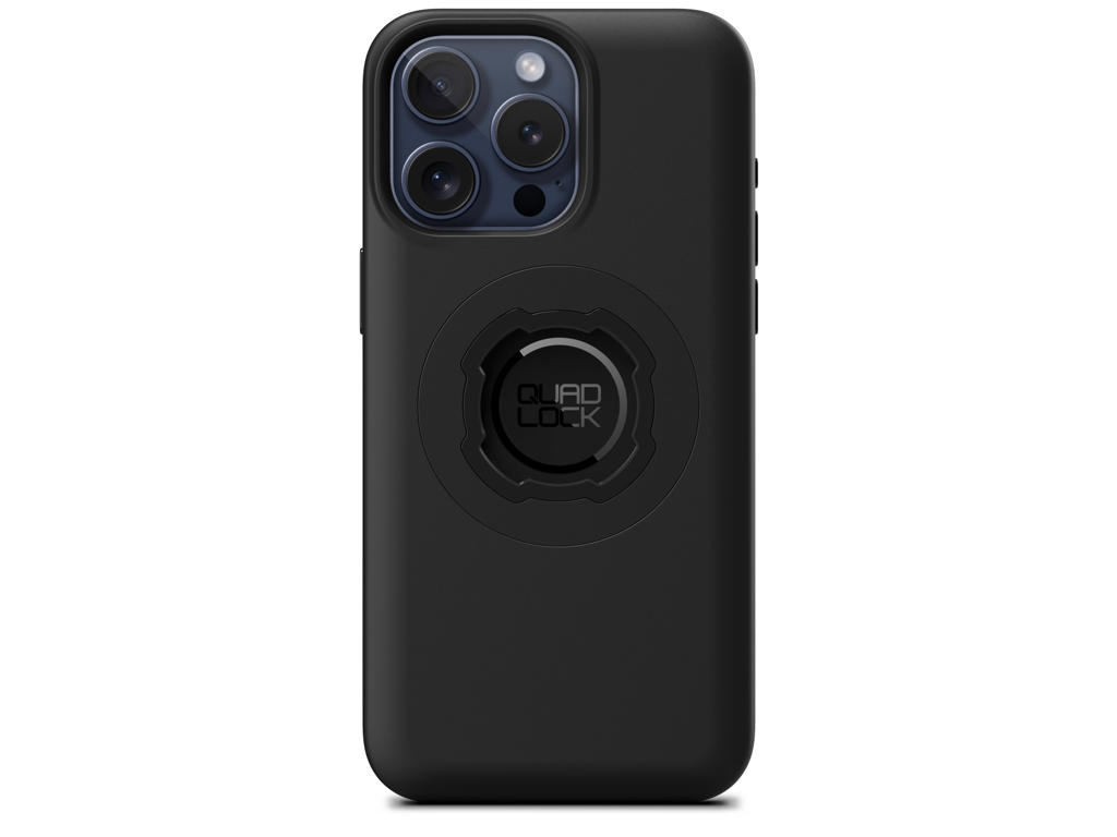Quad Lock MAG cover case magnetisk til iPhone 15 Pro Max sort