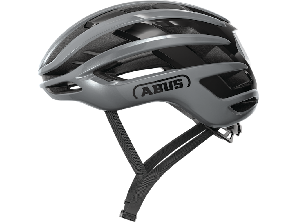 ABUS AirBreaker 2.0 - Cykelhjelm - Graphite Silver - M