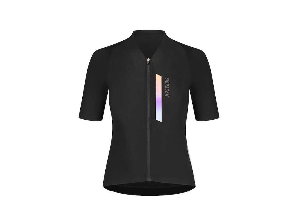 Bioracer Icon Gravel Jersey - Cykeltrøje - Korte Ærmer - Dame - Sort - XS