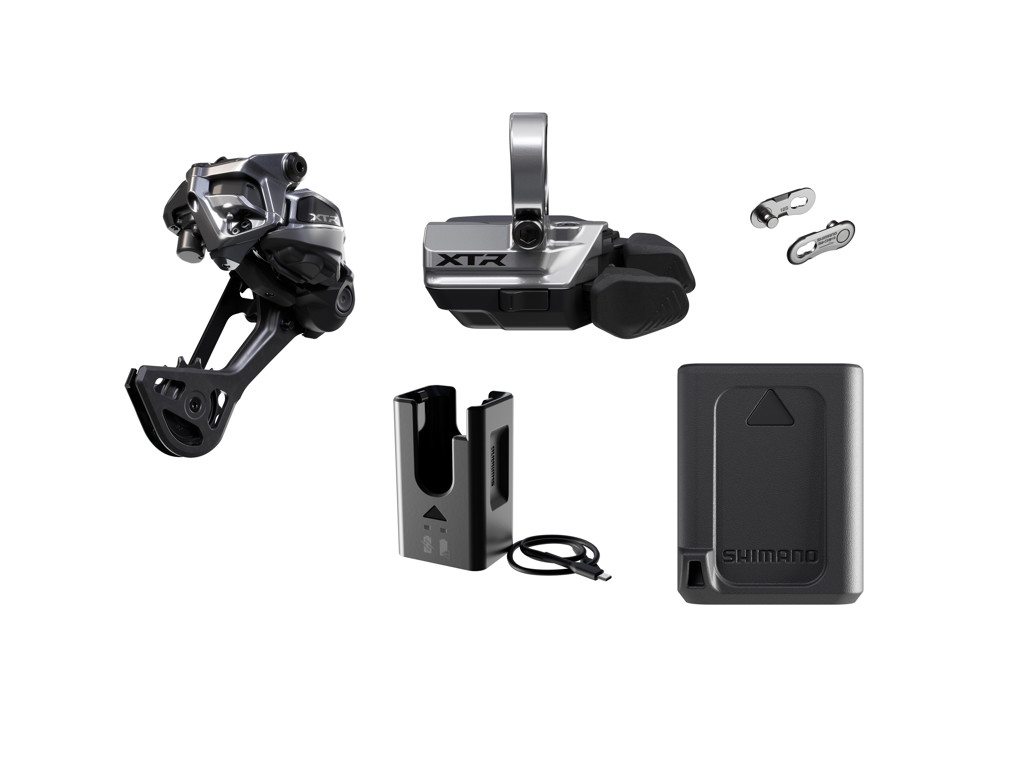 Shimano XTR M9250 - Opgraderingskit - Di2 - Elektronisk - GS og trigger med klampe