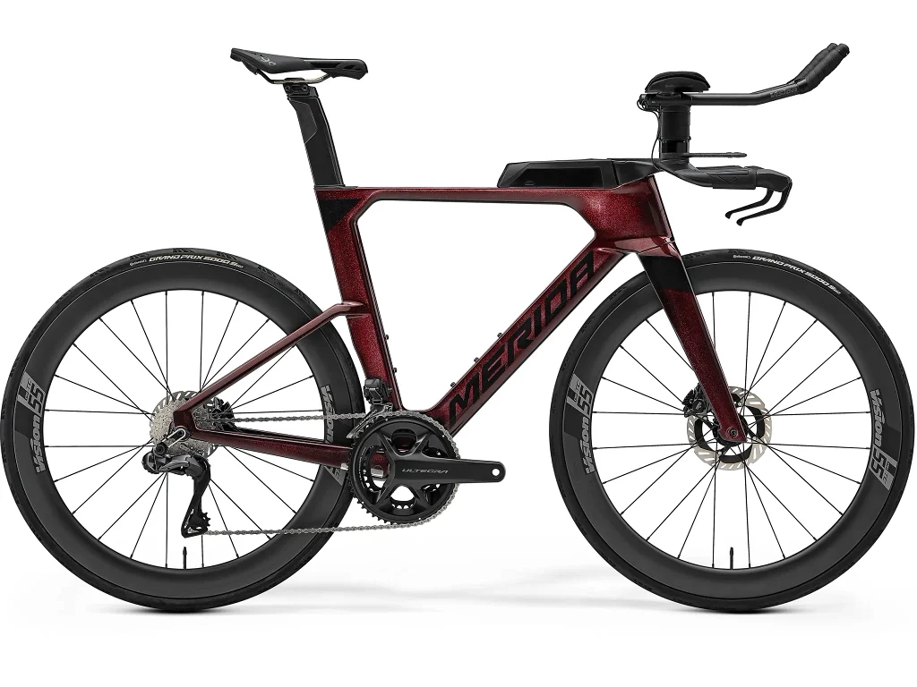 Merida Time Warp Limited tricykel carbon burgundy red/black
