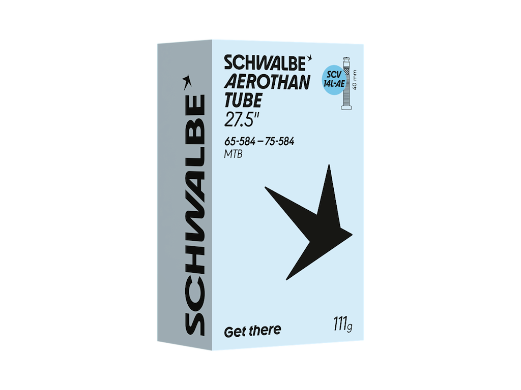 Schwalbe Aerothan slange 27,5" (65/75-584) med 60mm lang SCV Clik ventil - SCV14L-AE
