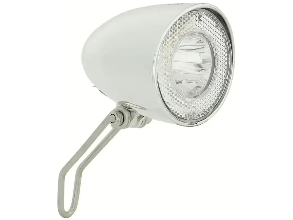 CONTEC Retro Classic - Forlygte - 20 Lux - Navdynamo - StVZO - Sølv