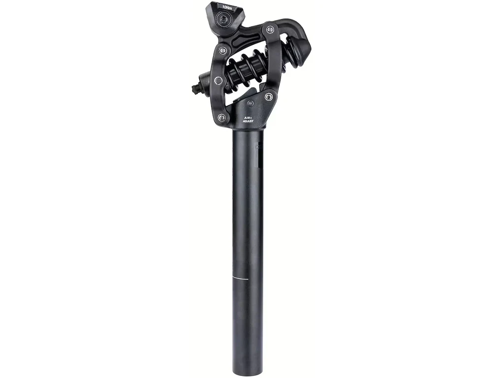 CONTEC Nara Air Link+ - Affjedret sadelpind - 58 mm vandring - Ø 27.2 mm - 350 mm - 40-120 kg - Sort