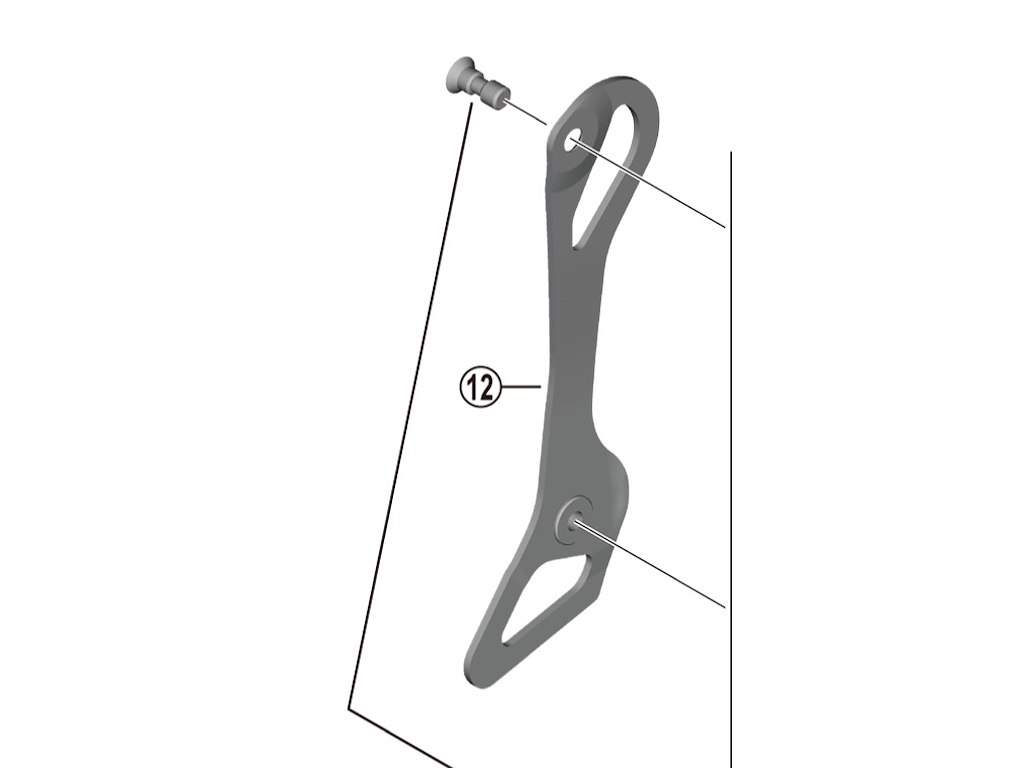Shimano Dura Ace inderplade til bagskifter model RD-R9250