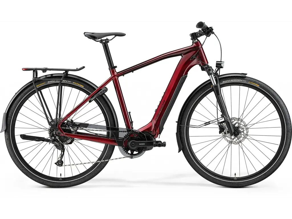 Merida eSPRESSO Sport 400 E-Bike herre rød/sort
