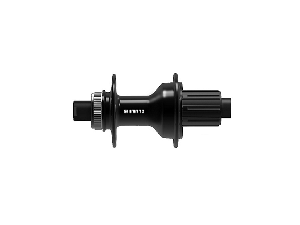 Shimano - Bagnav E-Thru til Disk center lock og 12 speed - 148mm bred - Til 28 eger - FH-TC600-HS-B