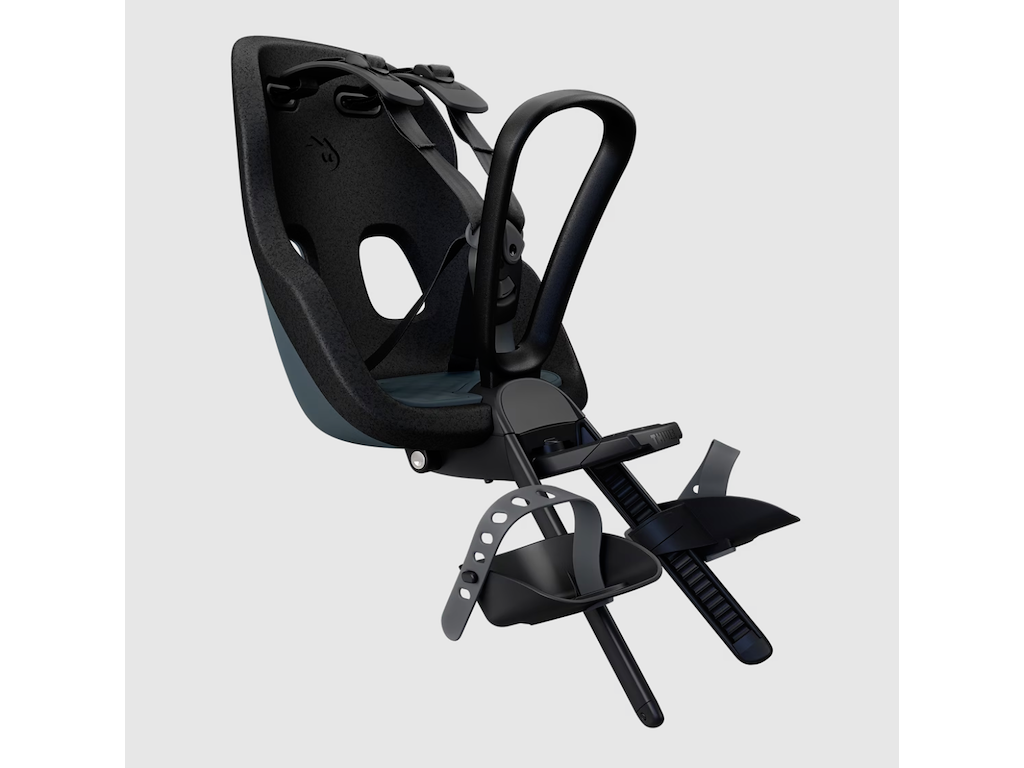Thule Yepp Nexxt 2 mini, 15 kg, Frontbeslag, 1,8 kg, Sort, Skiferfarve, Fodskammel, Sikkerhedssele