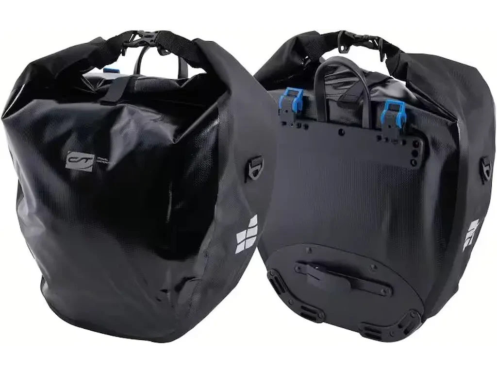 CONTEC Travel Waterproof cykeltaske 20 Liter 1 stk bagagebærer sort
