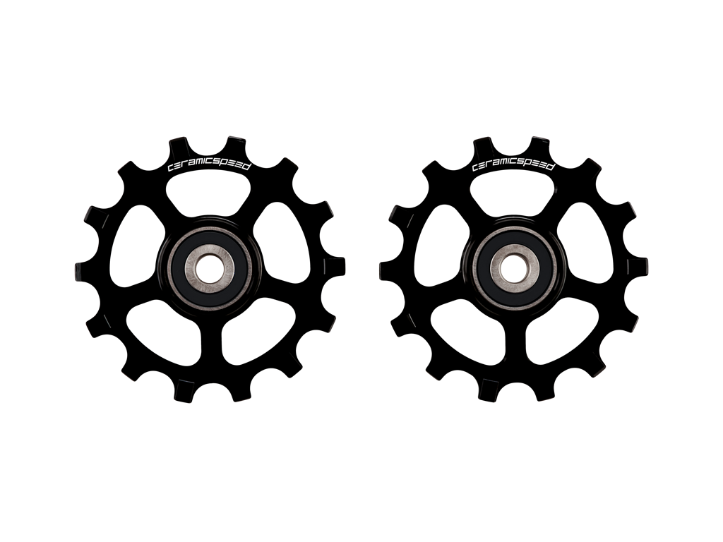 CeramicSpeed Pulleyhjul Shimano 12s XT/XTR MTB Coated sort