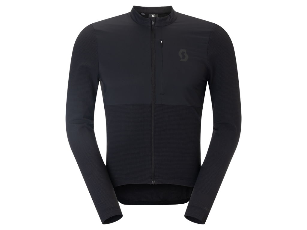 SCOTT Endurance Warm - Cykeltrøje - Lange ærmer - Herre - Sort - Str. S