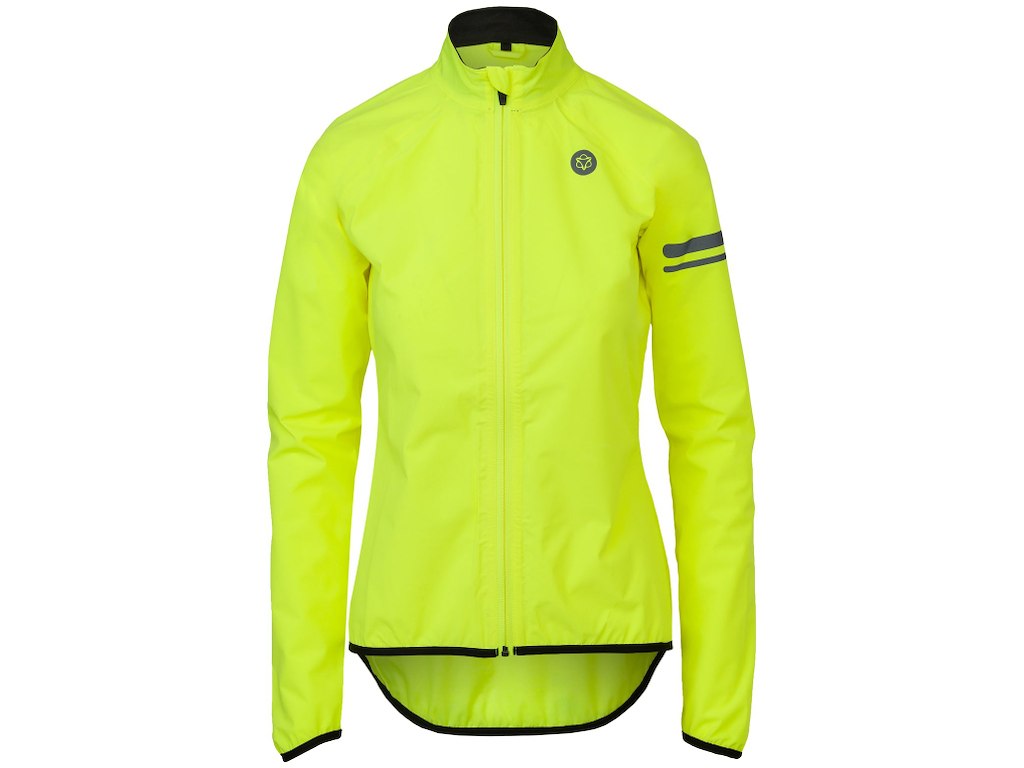 AGU Essential Rain Jacket - Cykeljakke - Dame - Hi-Vis Neon Gul - Str. XS
